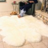 New Ivory Sheepskin Soft As Silk Wool Sexto 71"x64"