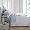 New Style Light Blue 4pcs Silk Quilt Set