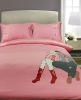 New Sweet Romantic embroidery design bed sheet