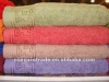 New arrival bamboo and cotton solid soft bath towel with border