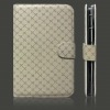 New arrival leather case for Samsung P7100