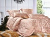 New design 100% cotton Silk Bed Sheet Set