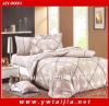 New design 4pcs plain printed 100% cotton yiwu bedding set