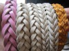 New design braided leather cord 10mm