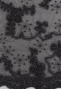 New embroidered fabric with sequins on mesh for dress