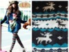 New fashion Angora knitting printed Fabric