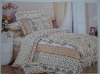 New flower 4 pcs 100% cotton bed sheets set