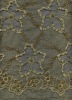 New mesh fabric water-soluble embroidery fabric with beads for garment