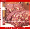 New style 4pcs red printed bedsheets in roll 100% cotton