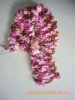 New style Ribbon with microfiber fancy yarn for knitting scarf shawl decoration