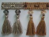 New style beaded tassel fringe for curtain