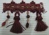 New style fashion curtain beaded tassel fringe