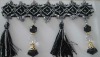 New style high quality beaded curtain tassel fringe