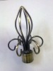 New style metal curtain pole finial