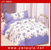 New style purple bedding set/ beautiful design bedding set/ good quality bedding set/printed 4pcs bedding set