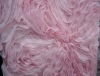 Nice Chiffon Dribbling embroidery fabric on mesh for wedding