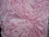 Nice Chiffon Dribbling embroidery fabric on mesh for wedding