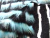 Nice jacquard fake fur plush