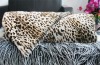 Nice jacquard fake fur plush fabric