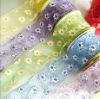 Nice snow organza,christmas ribbon