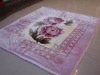 No.541 light purple polyester mink blanket