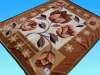 No.6017 brown throw blanket