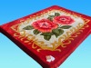 No.FM6015 red super soft blanket