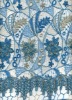 No ground ST yarn cord embroidered fabric for garment