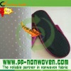 Non-slip nonwoven fabric for shoes