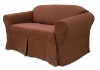 Non-stretch Furniture Slipcover (Sofa cover, three sizes: Sofa, Loveseat and Chair)