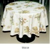 Non-woven back printing french table cloth