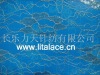 Nonelastic silver lace fabric M5002