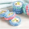 Nonwoven compressed towel