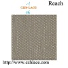 Nylon Knitted Lace Fabric With Gold Wire