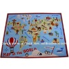 Nylon Printed Indoor Carpet/Mat Gel Foam Backing