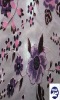 Nylon Rayon printed with flowersfabric for clothes and home-textile