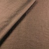 Nylon Wool Shiny Brown Plain Fabric