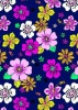 Nylon lycra swimwear fabric with flowers