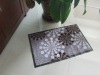 Nylon printed door mat with rubber backing
