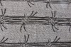Nylon printed lace fabric for fashion garments