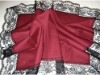 OEM Hand Made Lace Satin Lap Hanky Scarf