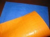 ORANGE BLUE PE TARPAULIN