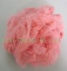 Offer pink polyester staple fiber for good quality