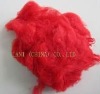 Offer red 1.5 dcolor  polyester staple fiber for good quality