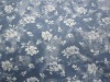Offset printing polyester fabric with small flower