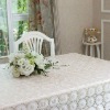 Oilproof &Waterproof 100% Vinyl Lace Tablecloth