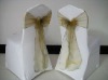 Olive Green organza chair sash