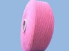 Open End pink recycled cotton acrylic yarn