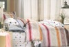 Orange And Cotton Bedding Set