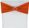 Orange Spandex bands with rhinestone/spandex bands with diamond buckle